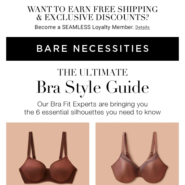 The Ultimate Bra Style Guide - Bare Necessities