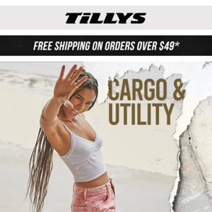 💛 New Cargo & Utility Pants + $9.99 Tees Flash Sale