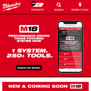 New M18™ Products!