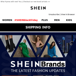 🛍️ SHEIN Brands | The Latest Fashion Updates (AD)