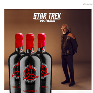 Get A Limited Edition Klingon Badge Magnet & 10% Off Klingon Bloodwine