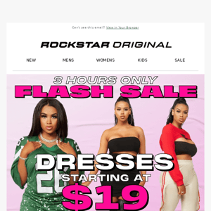 🚨Extended🚨 Dresses starting at $19!⚡