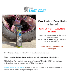 Wash your car without water? - The Last Coat