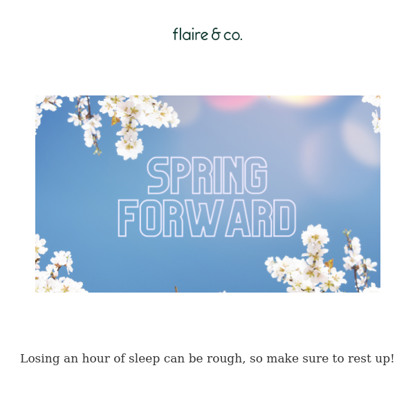 Self-Care Sunday: Spring Forward 🌷