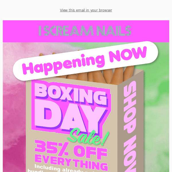 Don't miss our 35% off everything sale! use code BOXING2021