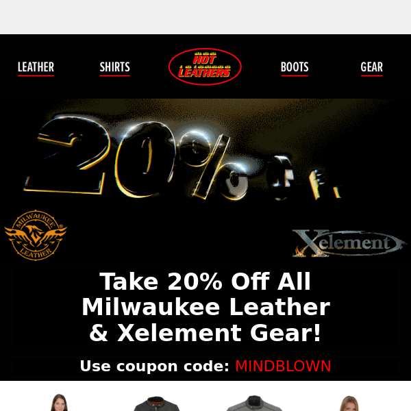 20% Off Milwaukee & Xelement Gear! 🤯