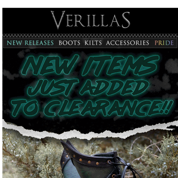 This is your Moment. This is your Year.  This is.... wait what was I doing? Something something Turbo Clearance Sale at Verillas