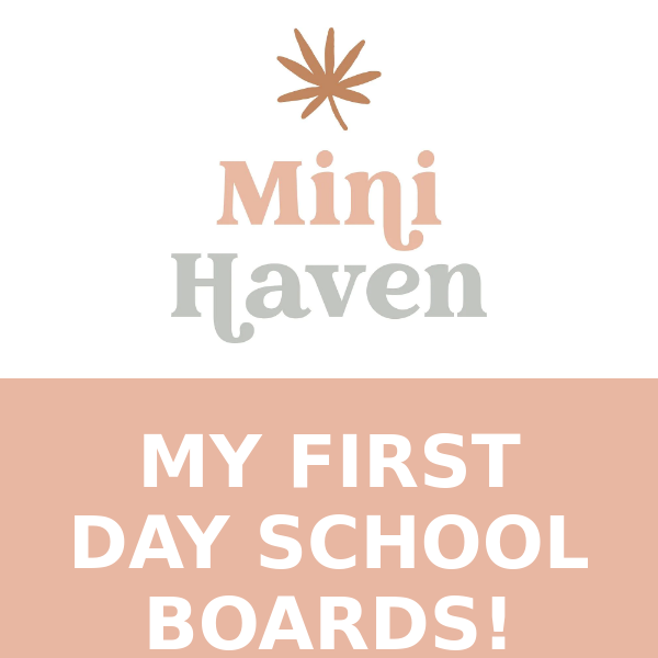 MY FIRST DAY SIGNS!