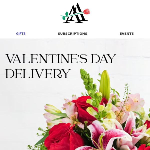 🚚💐 Valentine's Day Delivery Starts NOW