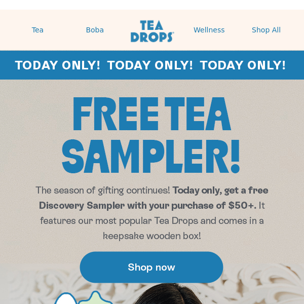 Get a FREE Tea Sampler