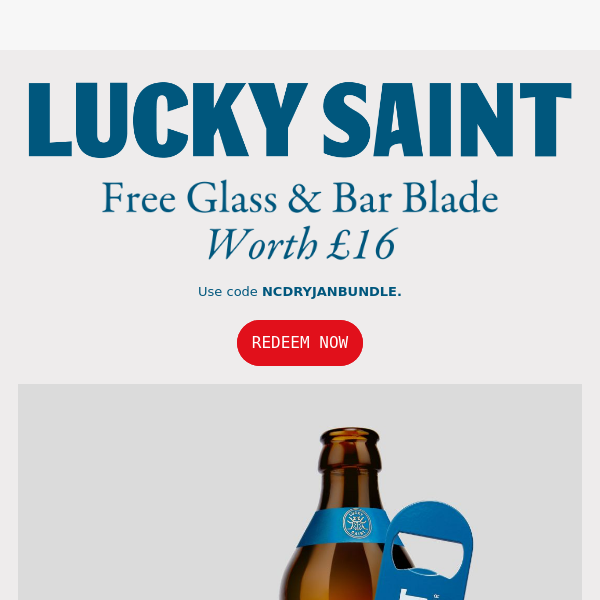 FREE: Glass & Bottle Opener worth £16