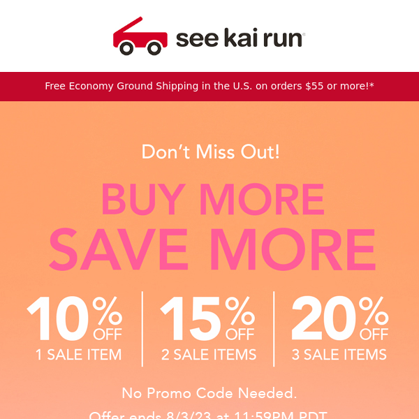 Don't Miss Out - Buy More to Save More!