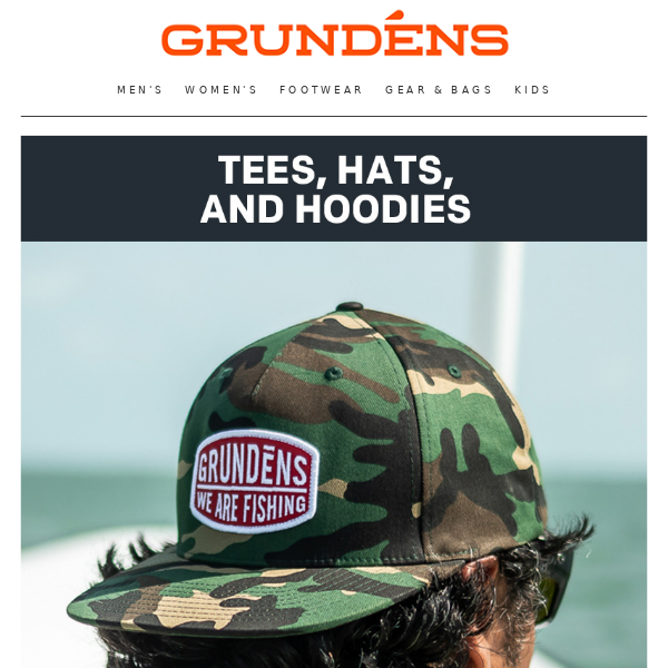 Up to 50% off Hoodies, Tee's & Hats