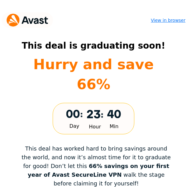 ⌛School is starting, but this opportunity to save 66% is ending soon!