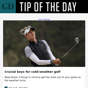 3 keys for better cold-weather golf