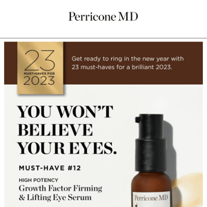 Must-Have #12: High Potency Growth Factor Firming & Lifting Eye Serum.