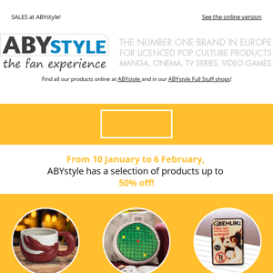 This is the moment you've been waiting for: The ABYstyle sales are here!