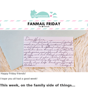 [Fanmail Friday] Honestly, It's Been Tough