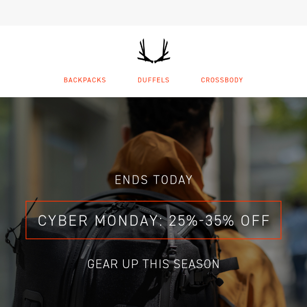 ENDS TODAY: 25%-35% off SITEWIDE