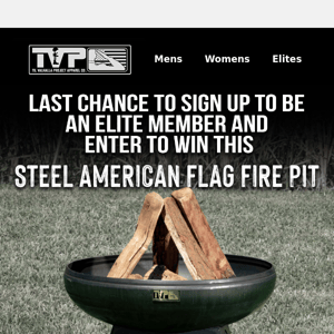 Win A Free American Flag Firepit