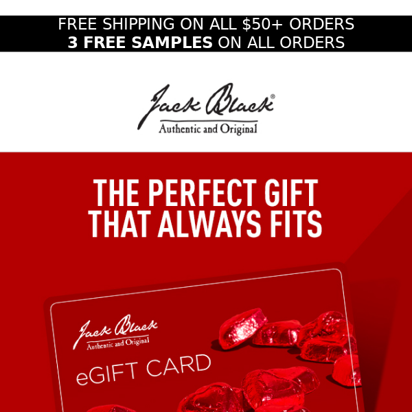 A little something he’ll love — an eGift card!