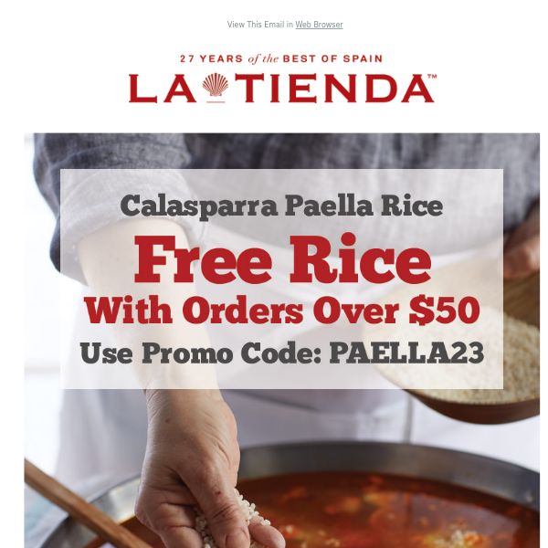 Free Paella Rice – It’s National Spanish Paella Day!