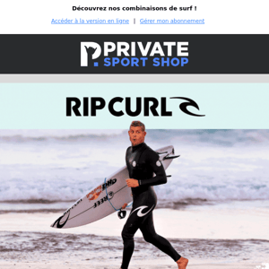 🏄🏽‍♂️ Glissez sur la vente Rip Curl