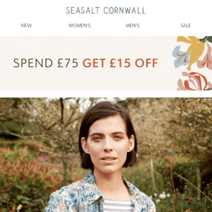 Up to £40 off our new collection