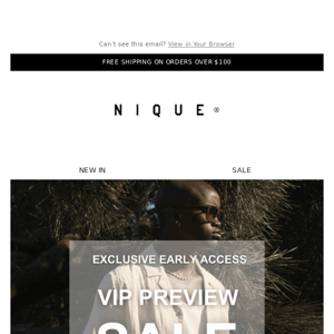 Ends Soon | VIP SALE Preview