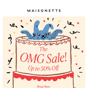 A Sale To Make You Say: OMG! 😮