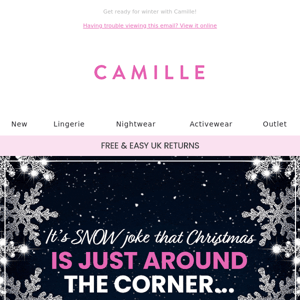 Sleigh the season Camille ❄️