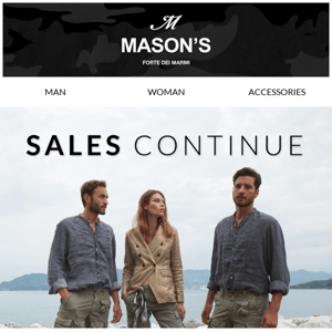 Special Saturday with Mason's Sales