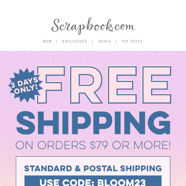 Scrapbook.Com Free Shipping Code