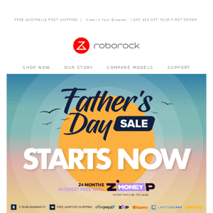 [WARNING] NOT A DAD JOKE! Roborock Father's Day SALE ENDING SOON!!!! Save up to $300!