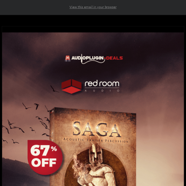 ⚔️Weekend Warrior Deal: Save $100 on SAGA - Acoustic Trailer Percussion!