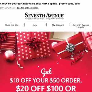 Value-Packed Gift Sets PLUS Special Promo Code Savings – INSIDE!