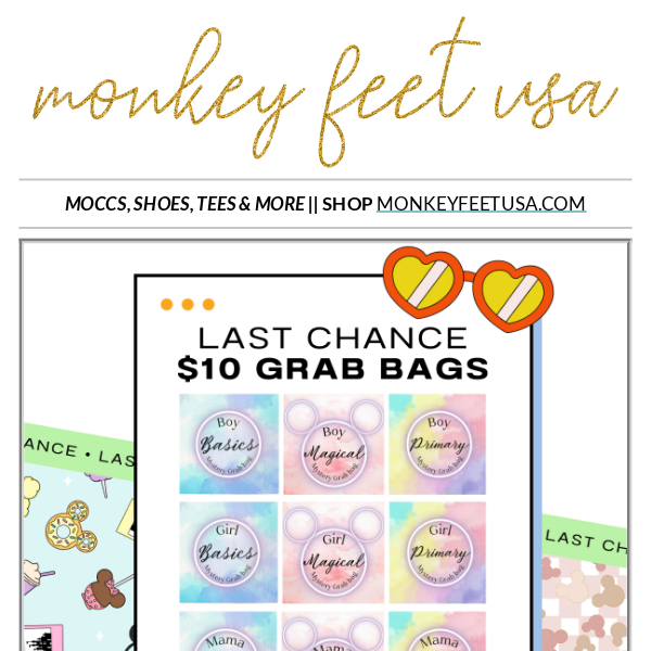 🚨 LAST CHANCE for $10 Grab Bags! 🚨