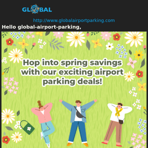 Hello Global Airport Parking,          Spring fling loading ! 🌸  