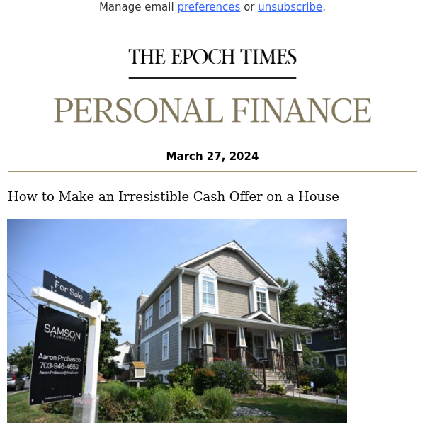 How to Make an Irresistible Cash Offer on a House