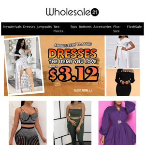 Absolutely Classic Dresses&The Items You LoveDown To $ 3.12