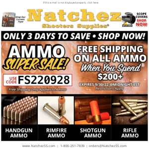 Ammo Super Flash Sale!