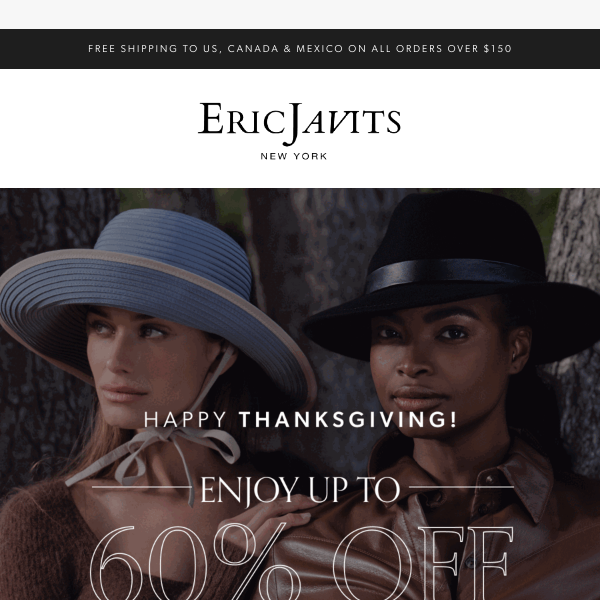 Happy Thanksgiving From Eric Javits! 🎉