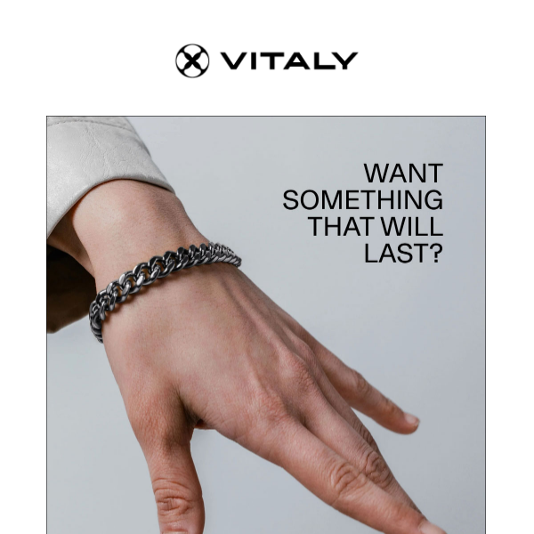 Vitaly Kickback Bracelet  100% Recycled Stainless Steel Accessories