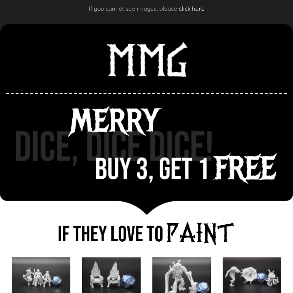 🎁 Merry Buy 3, Get 1 Free | Dice for the HOLIDAYS! 🎁