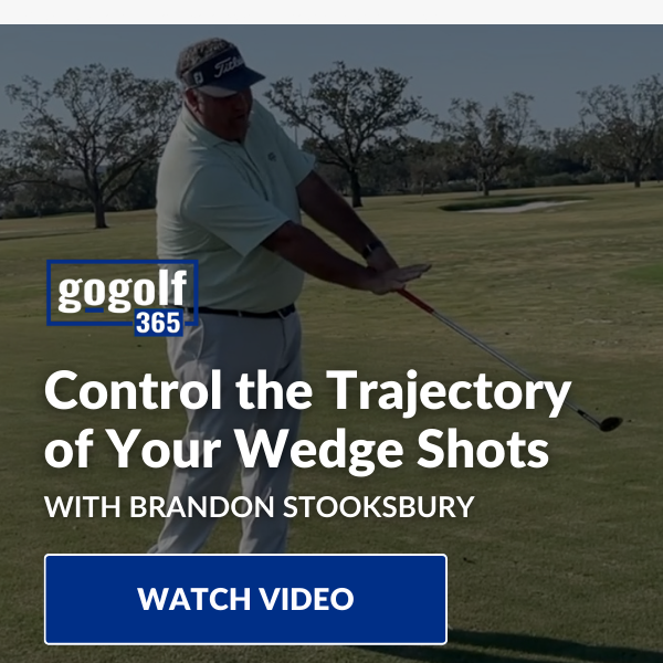 How to control trajectory of wedge shots 🎥 Video