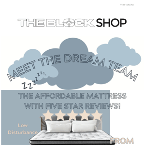 THE BEST night's sleep you've ever had ON SALE! Meet The Dream Team...😴