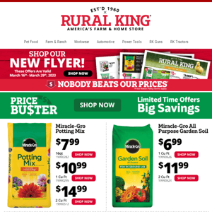 Let's Get Planting! All The Supplies - Potting Mix, Garden Soil, Weed Killer & So Much More At The Best Price!