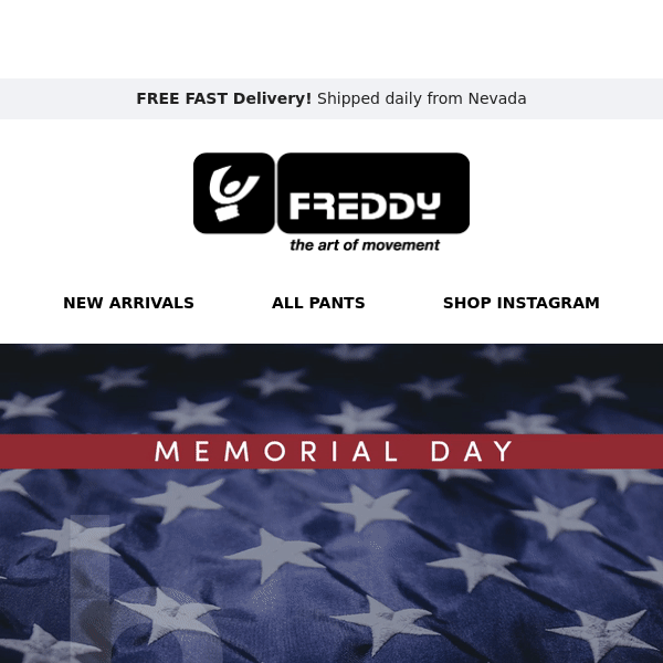 NOT TO BE MISSED: 20% OFF MEMORIAL DAY SALE