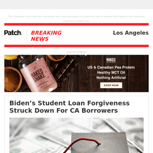 Biden’s Student Loan Forgiveness Struck Down For CA Borrowers – Fri 09:05:01AM