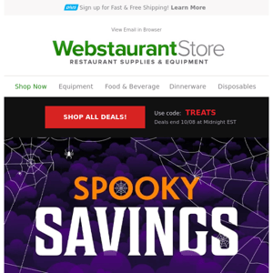 Creepin' it real with Halloween deals!